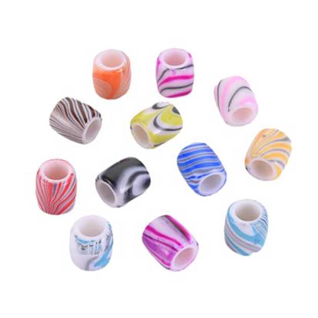 Opaque Acrylic Multi Colored Bead/Charm (50 Pack) 280-