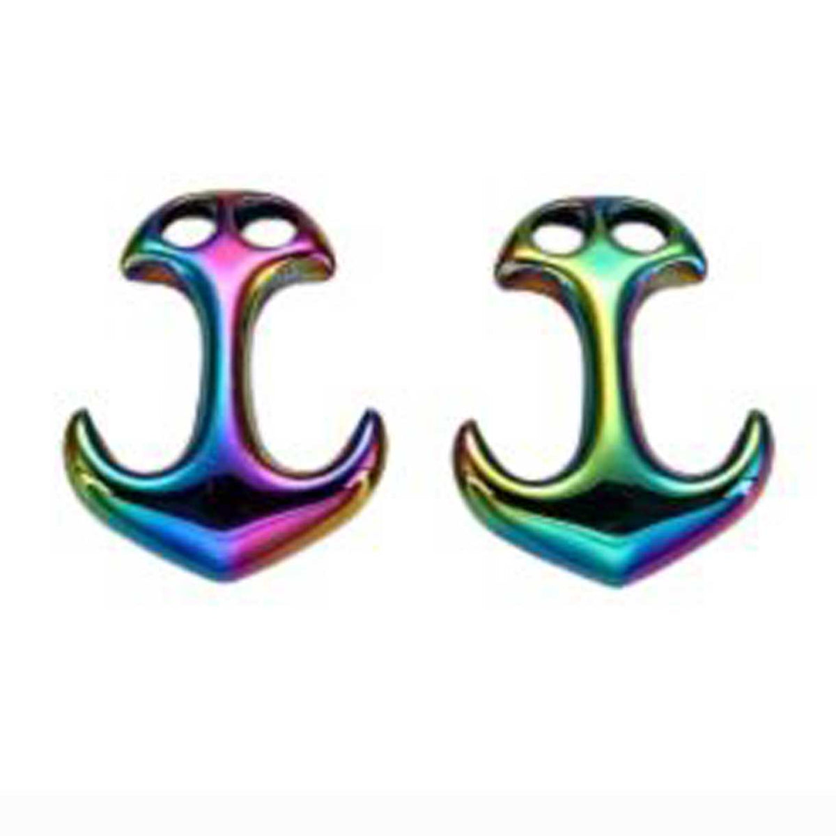 Rainbow Stainless Steel Anchor Clasp for Paracord Bracelets (2 Pack) 280-