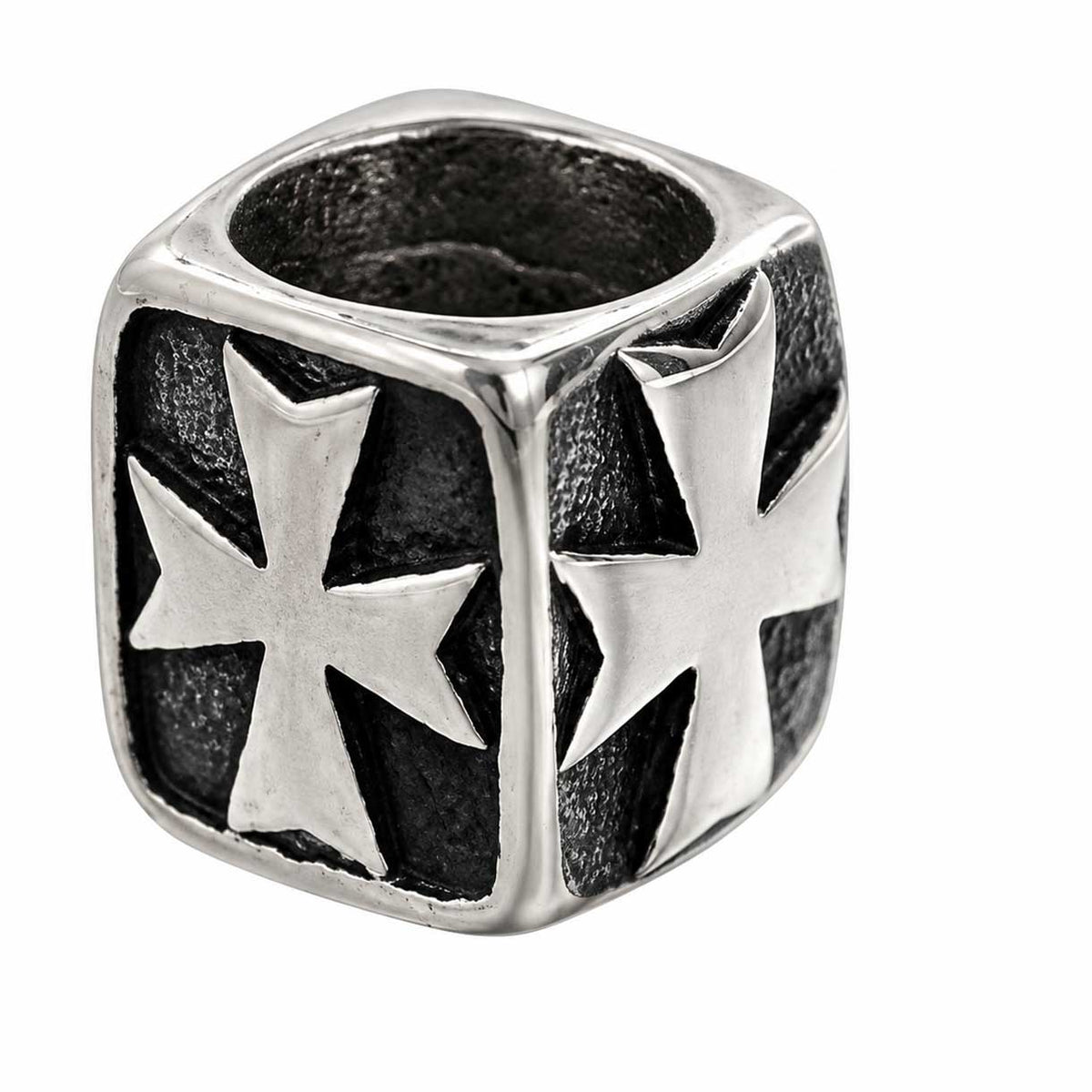 Reto Smooth 304 Stainless Steel Maltese Cross Bead (2 Pack) 280-