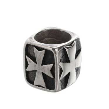 Reto Smooth 304 Stainless Steel Maltese Cross Bead (2 Pack) 280-