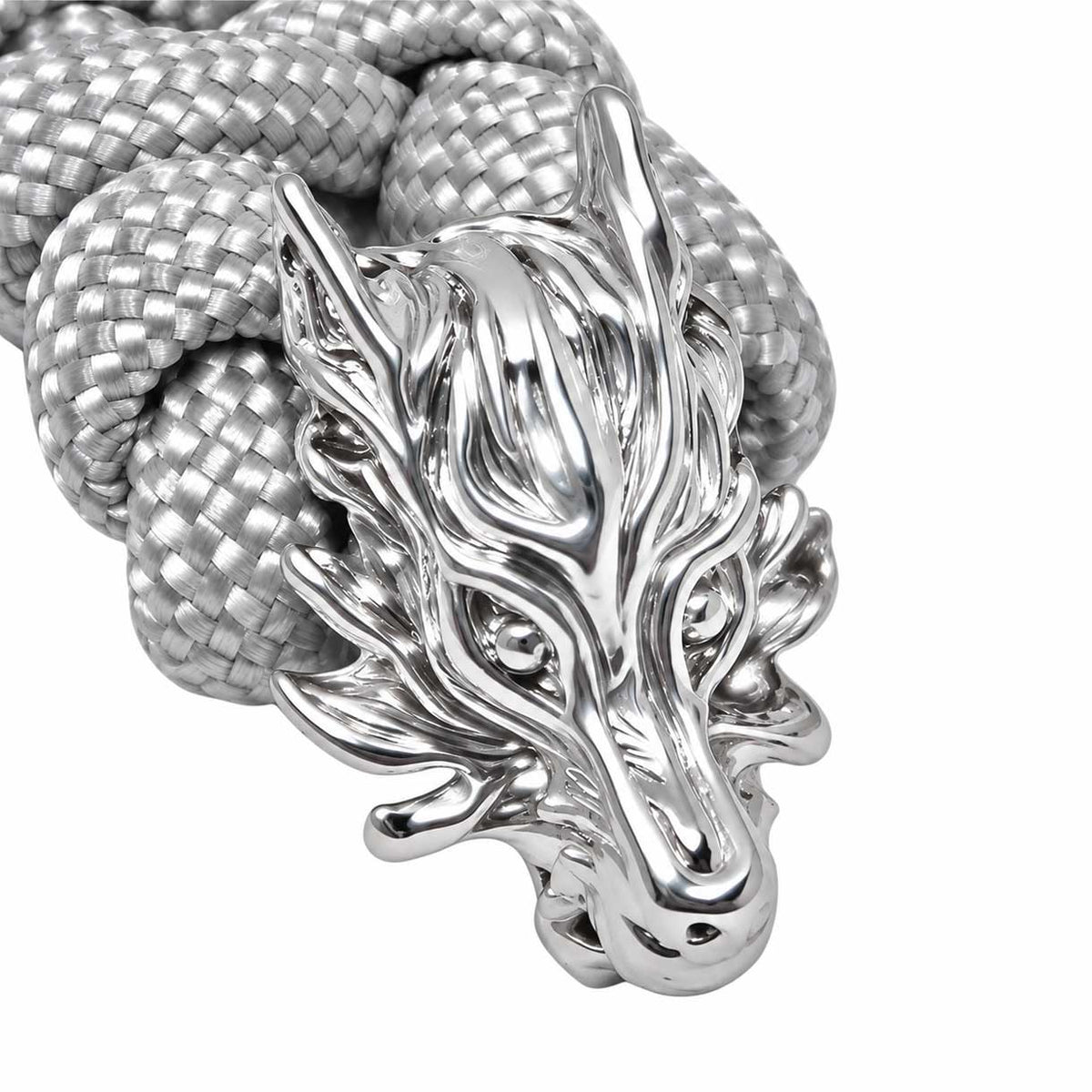 Silver Wolf Bead (5 Pack) China
