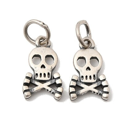 Skull Pendants 925 Sterling Silver (2 Pack) 280-