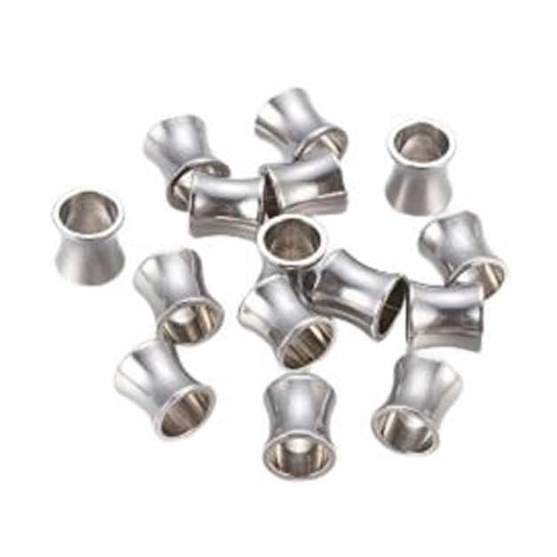 Smooth Curved 201 Stainless Steel Bead/Charm (10 pack) 280-