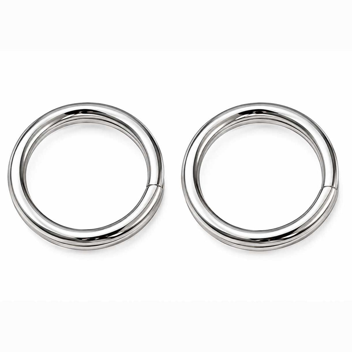 Sterling Silver Plated Brass Split/Jump Rings 6x2 mm (25 Pack) 280-