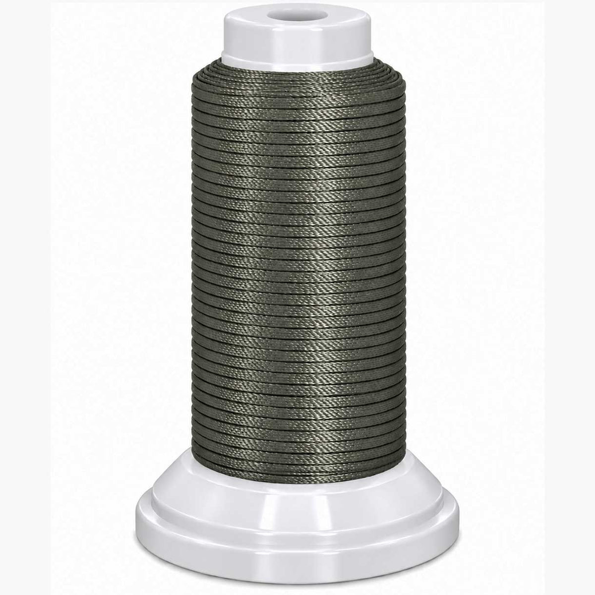 0.8 mm Olive/Gray Flat Waxed Polyester Cord/Thread 54.5 yd (50 m) 280-