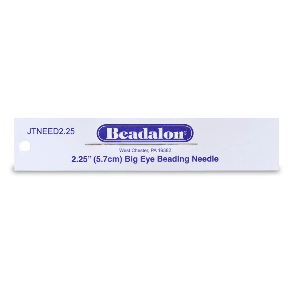 0.58 mm (0.22") Big Eye Standard Beading Needle 1 Pack 5.7 cm (2.25") Beadalon