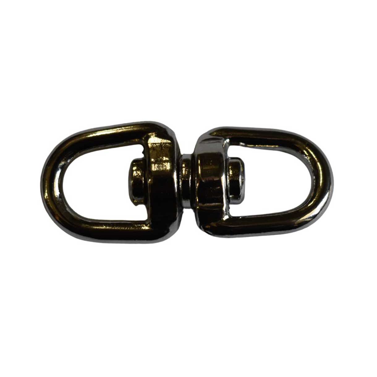 BZ 1/2" X 2 1/4" Nickel Plated Zinc Round Eye Double End Swivel (1 Pack)