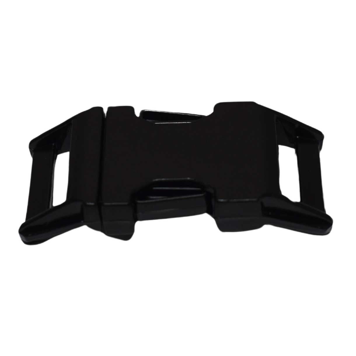 BZ Black 3/4" Zinc Contoured Side Release Buckle (1 Pack) Batz