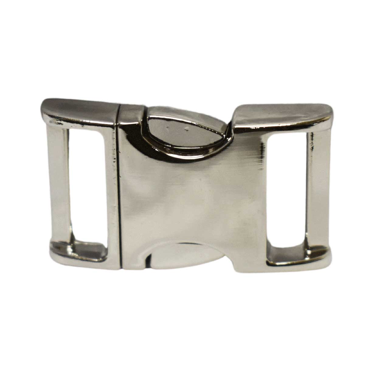 BZ Silver 3/4" Nickel Plated Zinc Side Release Buckle (1 Pack) Batz