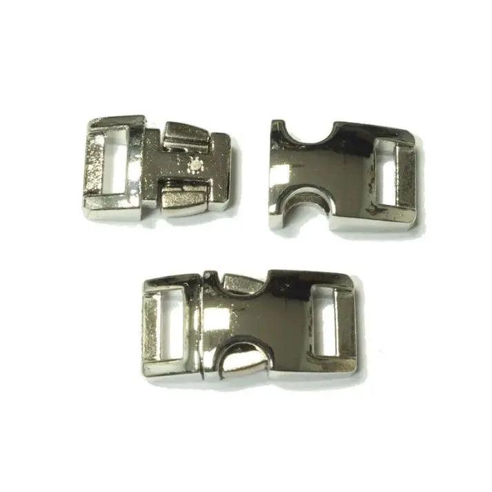 BZ Silver 3/8" Side Release Buckle (1 Pack) Batz