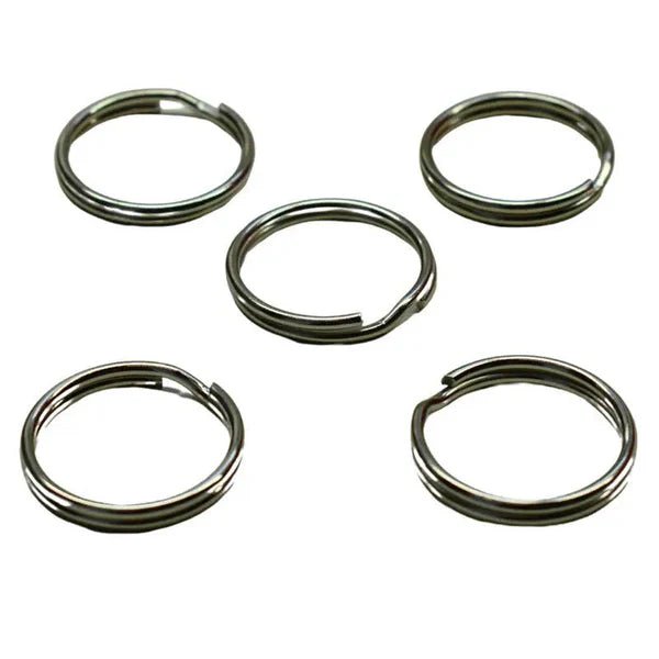 5/8" Rounded Edge Stainless Steel Split Ring (5 Pack)