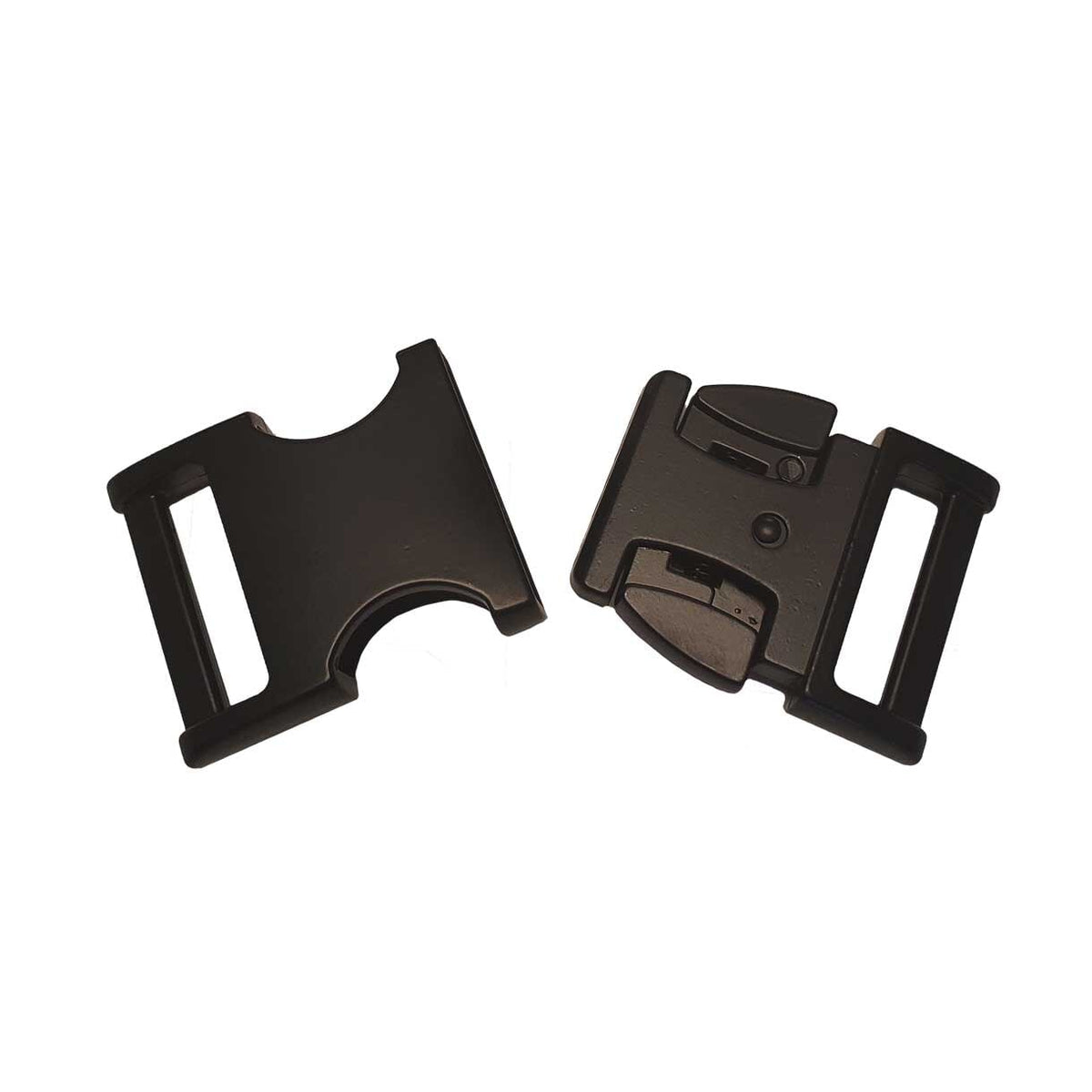 BZ Black 3/4" Zinc Side Release Buckle (1 Pack) Batz