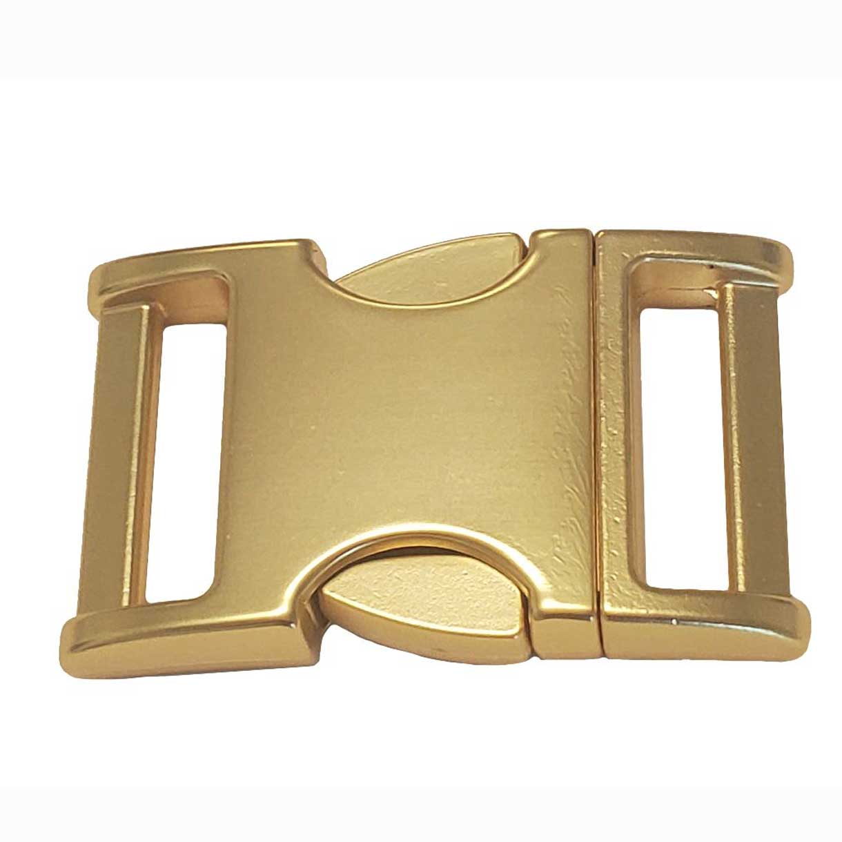 BZ Brass Matte Finish 5/8" Side Release Buckle (1 Pack) Batz