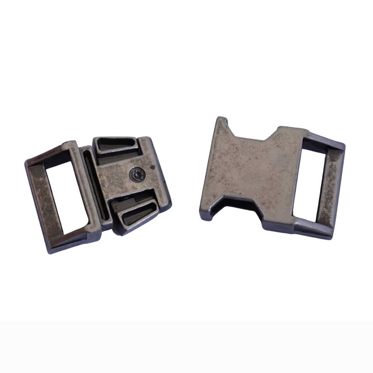 BZ Gun Metal 5/8" Zinc Side Release Buckle (1 Pack) Batz