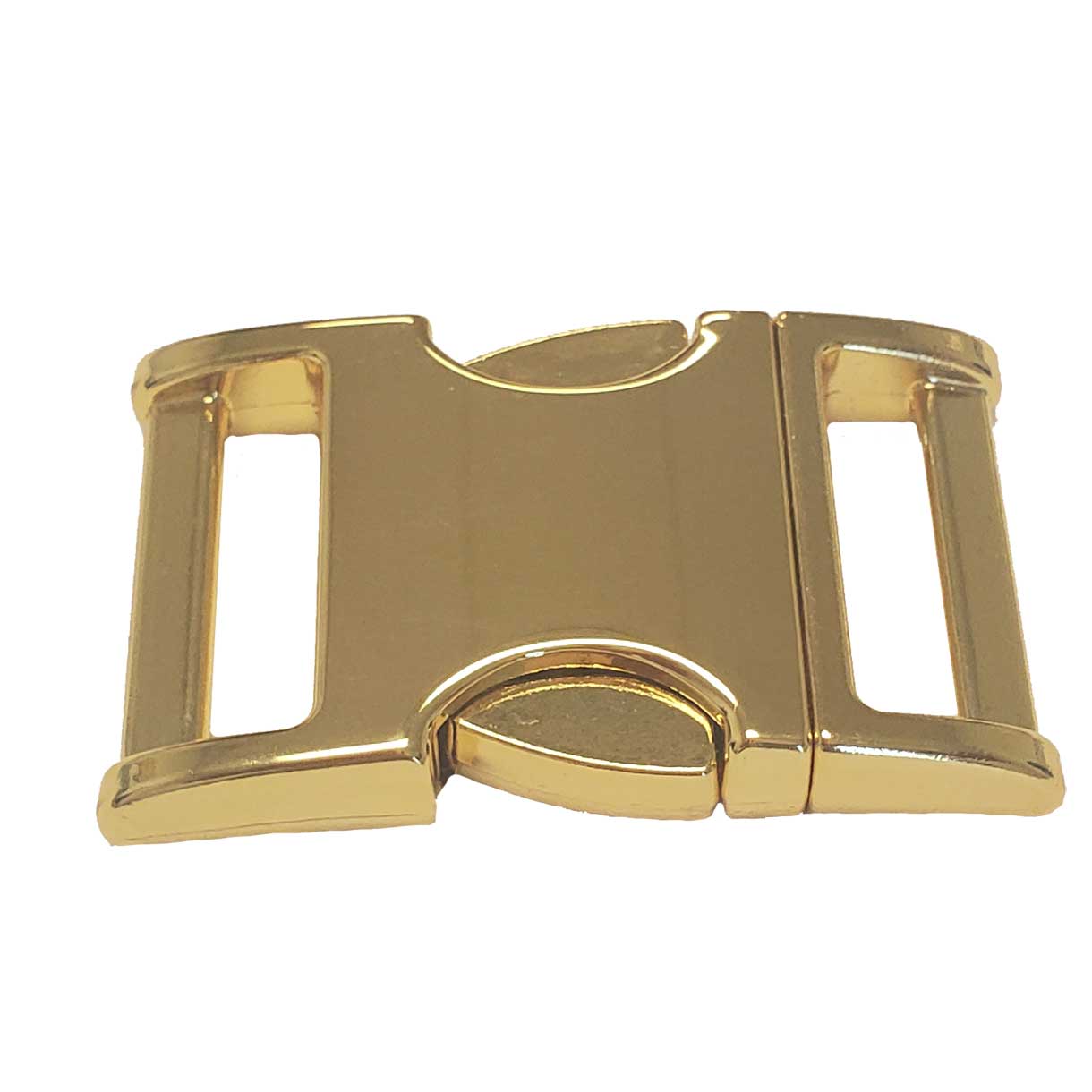 BZ High Polish Brass Finish 5/8" Side Release Buckle (1 Pack) Batz