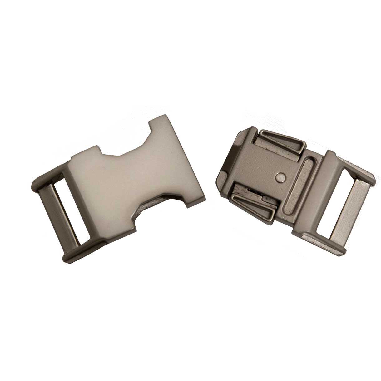 BZ Satin Nickel Finish 5/8" Side Release Buckle (1 Pack) Batz