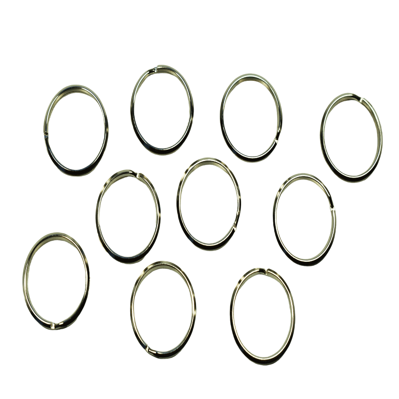 BZ 1" Nickel Plated Steel Split Ring (10 Pack) Batz