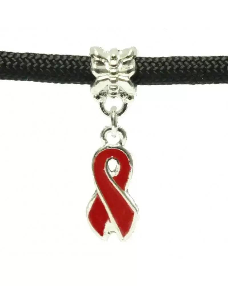 Charm Dangling Red Ribbon (5 pack) - Paracord Galaxy