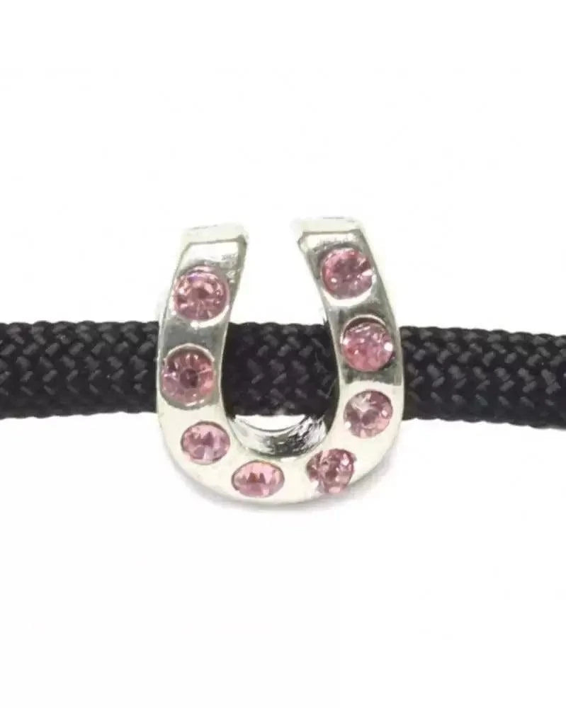Charm Light Pink Rhinestone Horseshoe (5 Pack) China