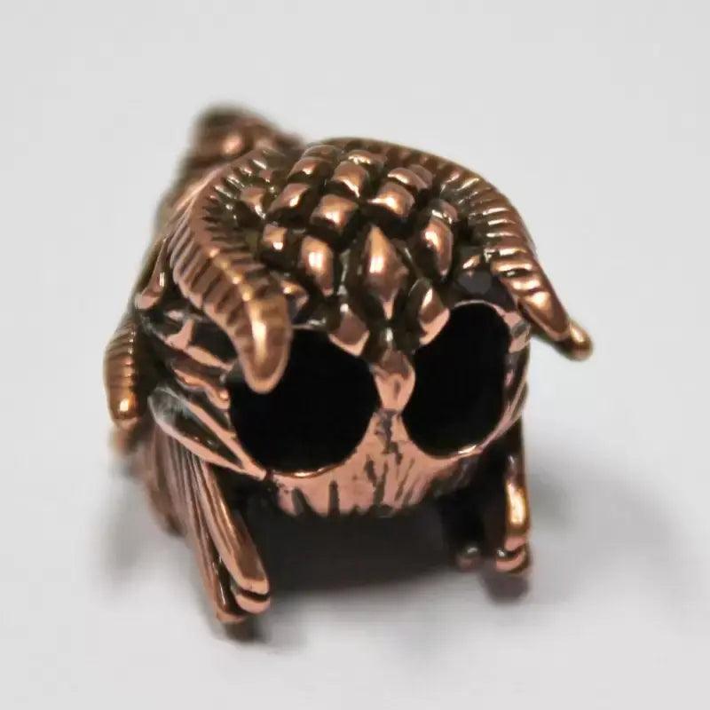 Copper Dragon Head Bead (1 pack) - Paracord Galaxy