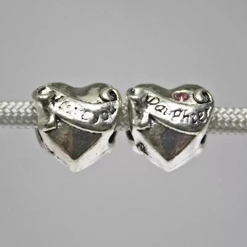 Daughter- I Love You Bead (5 Pack) - Paracord Galaxy