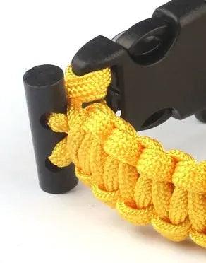 Flint Fire Starter Rod - 2 Hole for Paracord Bracelets (1 Pack) - Paracord Galaxy