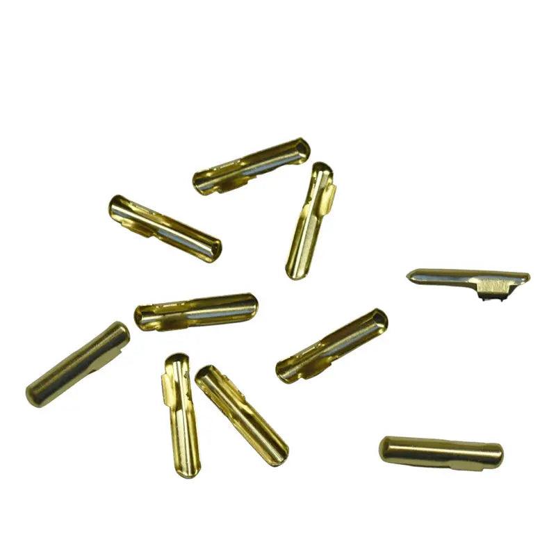 Metal Aglet Barb End Gold 3*25mm (10 pk) - Paracord Galaxy