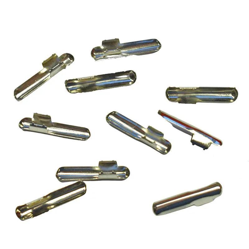 Metal Aglet Barb End Silver 3*25mm (10 pk) - Paracord Galaxy