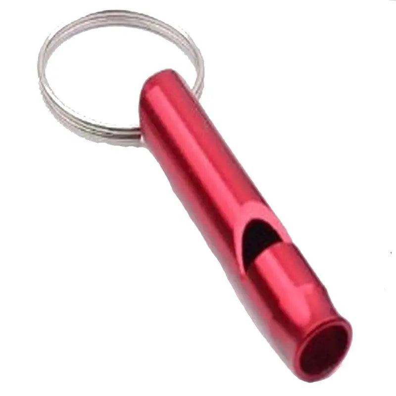 1 3/4" Red Metal Whistle Paracord Galaxy