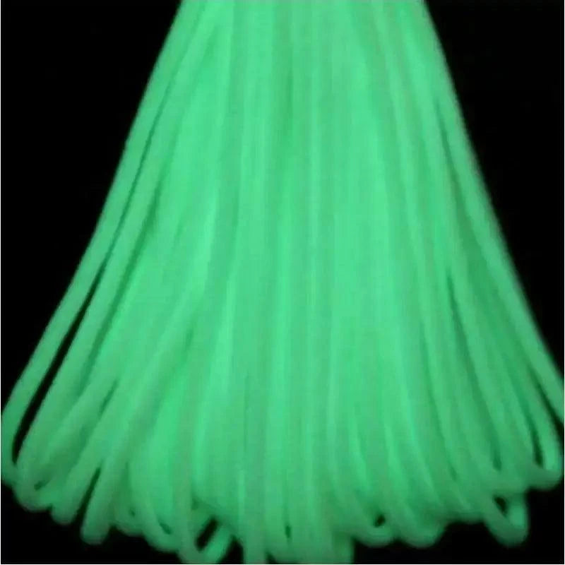 4 mm (5/32”) Minor Defects 550 Paracord Glow in the Dark Made in the USA (100 ft) 163- nylon/nylon paracord