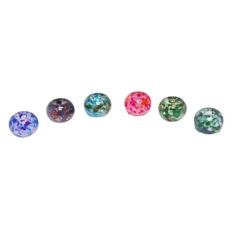Multi-Color Painted Bead (10 pack) China