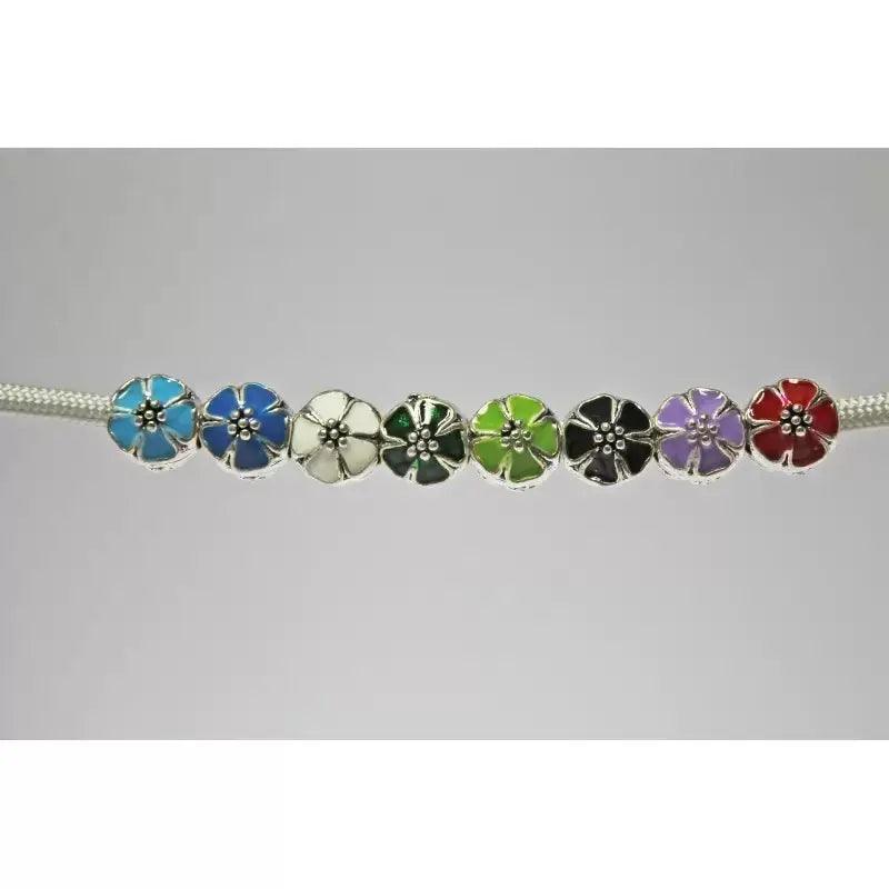 Multi-Color Periwinkle Bead (10 pack) - Paracord Galaxy