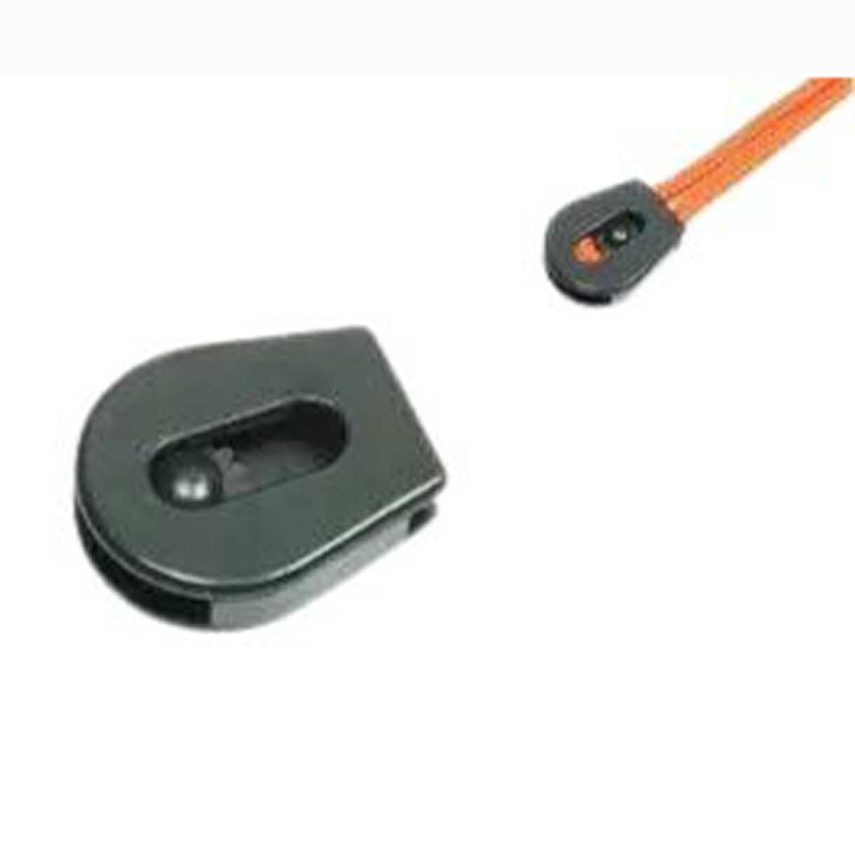 Small Plastic Cord Lock/Stop w/Wheel 7/8" x 3/4" x 3/16" (10 Pack) Paracord Wholesale