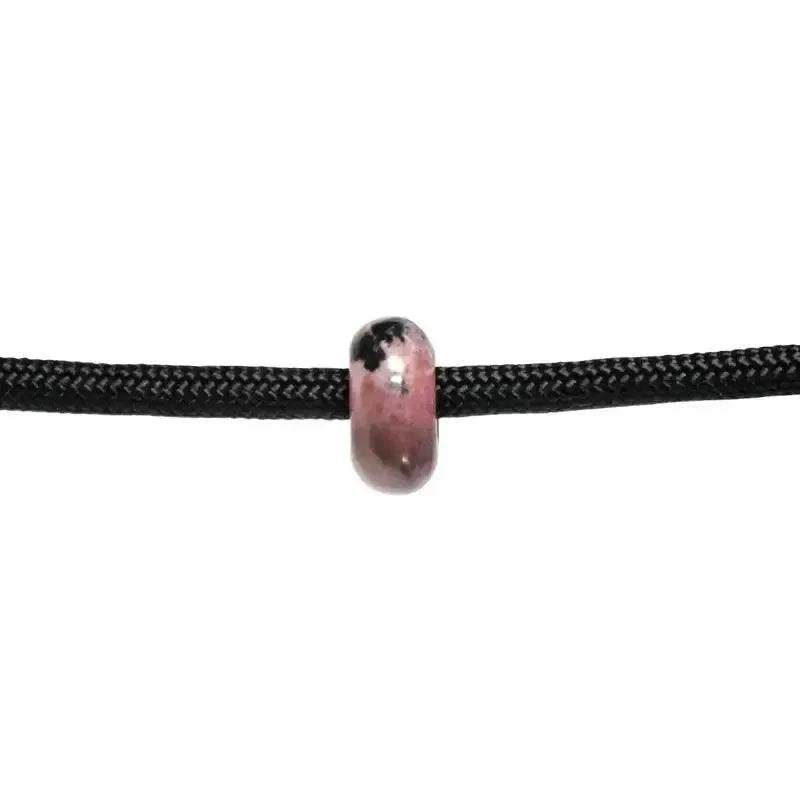 Rhodonite Gemstone Bead (10 Pack) China