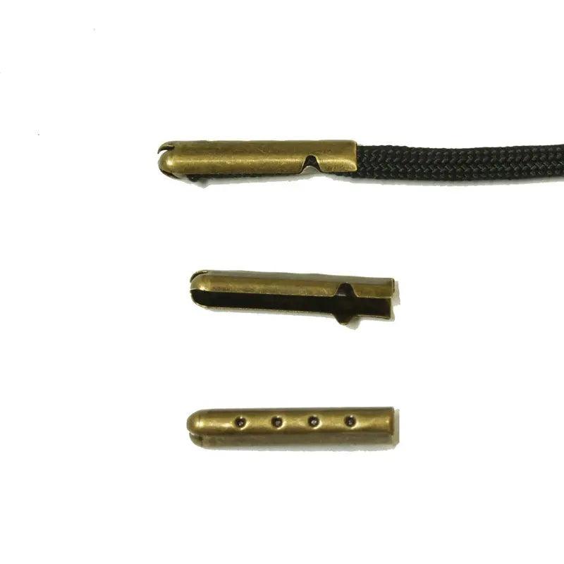 Bronze Shoelace Tips, Aglets (10 Pack) paracordwholesale