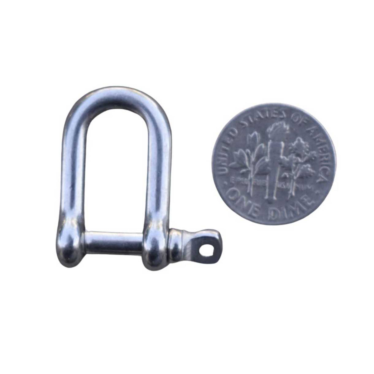 Small Stainless Steel U Shackle Wedge knob (1 Pack) paracordwholesale