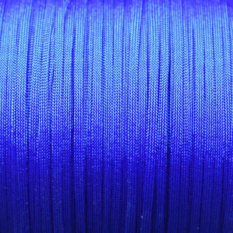 *3 mm (1/8") Whip Maker (WhipMaker) Electric Blue Coreless Hollow Flat Nylon Cord Made in the USA El Wood Braiding Co