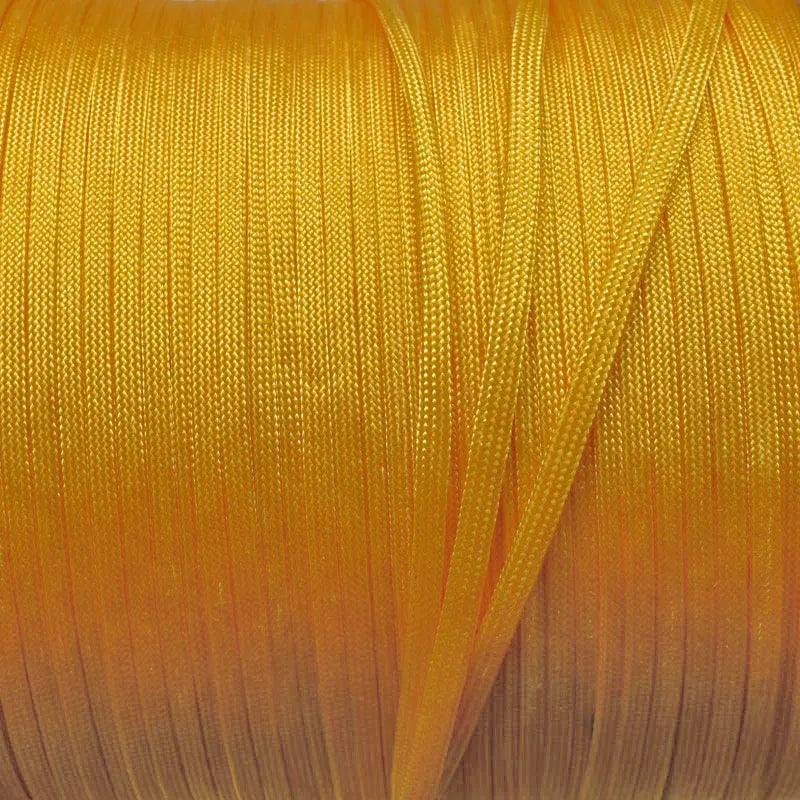 *3 mm (1/8") Whip Maker (WhipMaker) Yellow Coreless Hollow Flat Nylon Cord Made in the USA El Wood Braiding Co