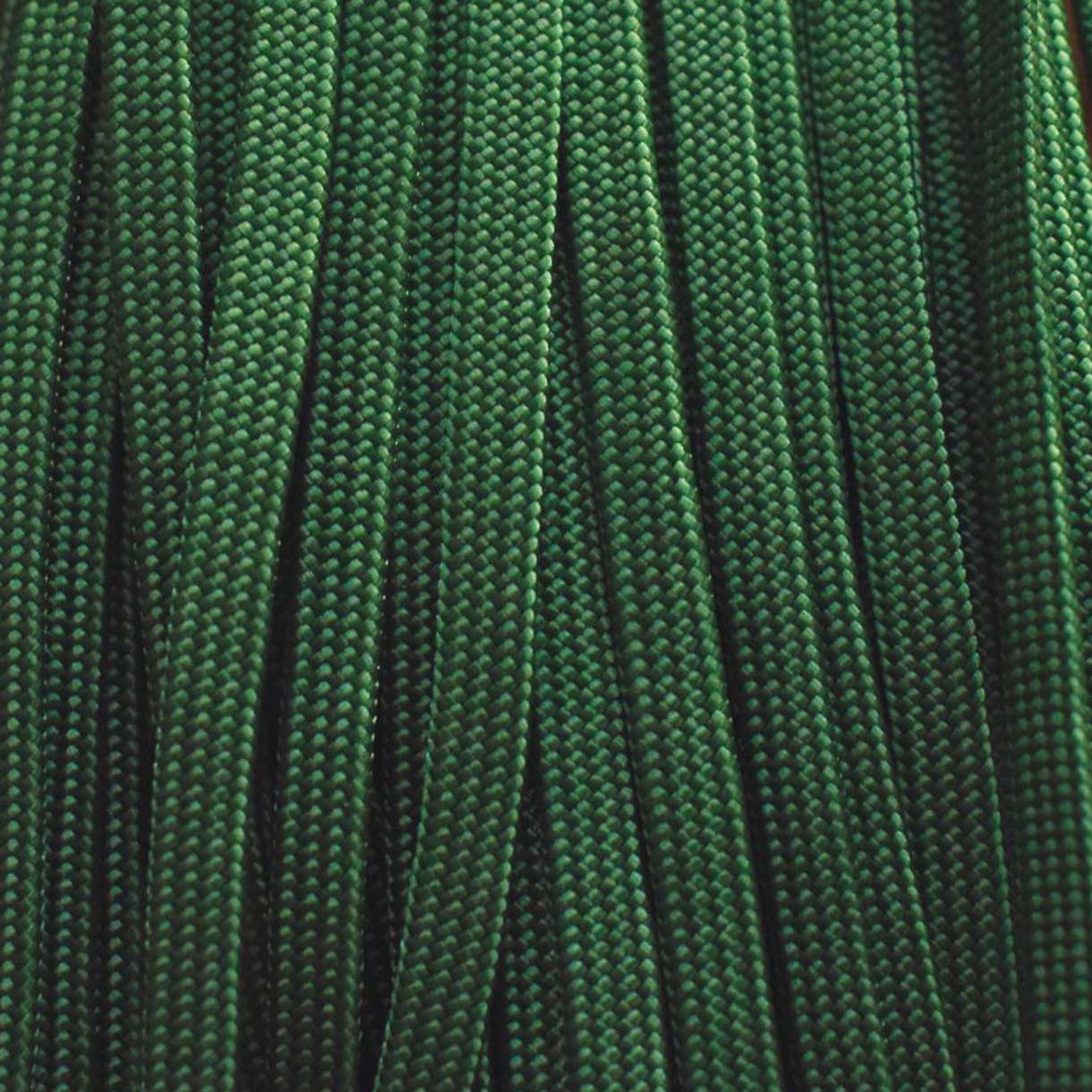5 mm (3/16") Whip Maker (WhipMaker) Kelly Green Coreless Hollow Flat Nylon Cord Made in the USA aka 650 Coreless Paracord (100 ft) El Wood Braiding Co