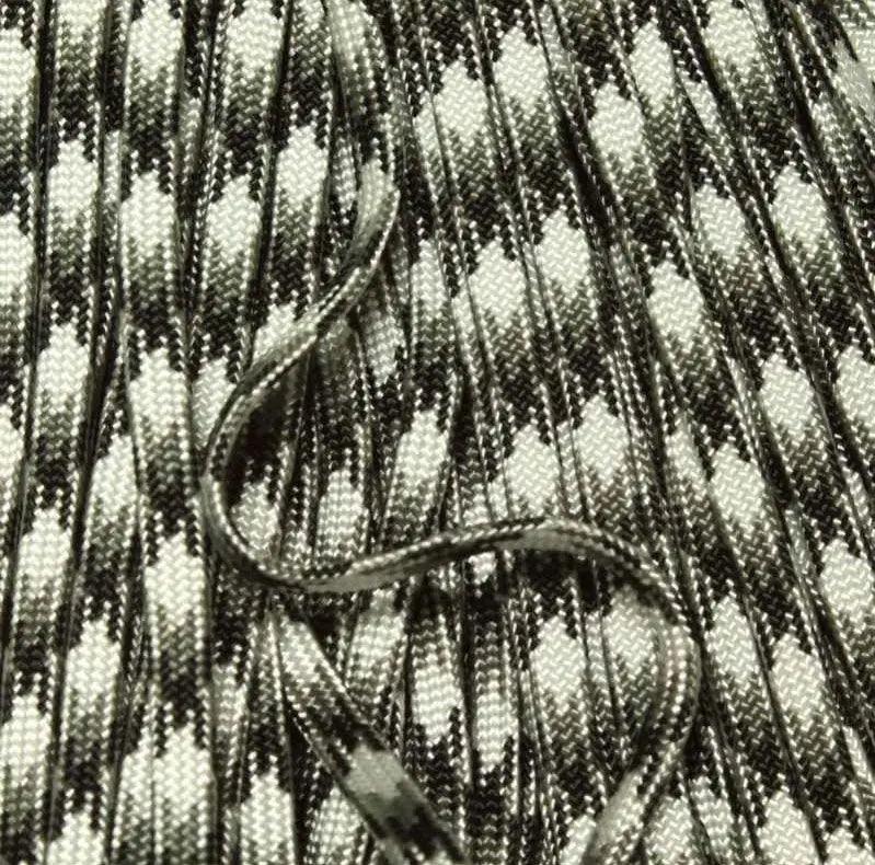 5 mm (3/16") Whip Maker (WhipMaker) Urban Camo Coreless Hollow Flat Nylon Cord Made in the USA aka 650 Coreless Paracord (100 ft) El Wood Braiding Co