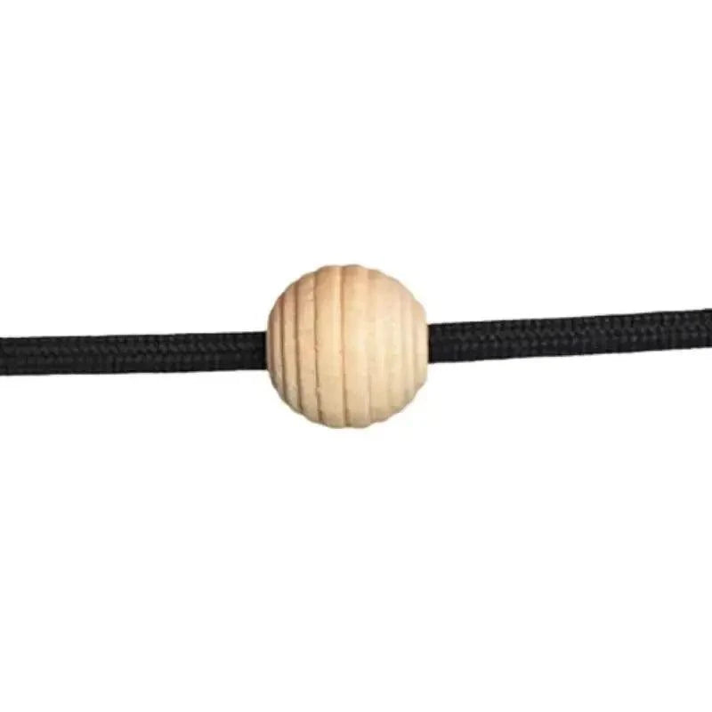 Wood Beehive Bead (20 pack) China