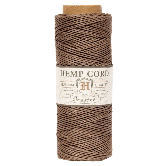 0.5 mm (1/64") Light Brown Hemp Twine/Cord Spool 162-179