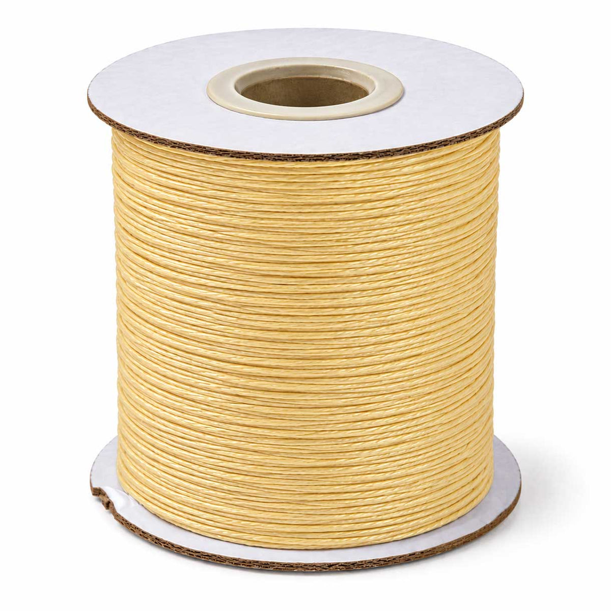 0.5 mm Beige Round Waxed Polyester Cord/Thread 169.5 yd (155 m) 280-