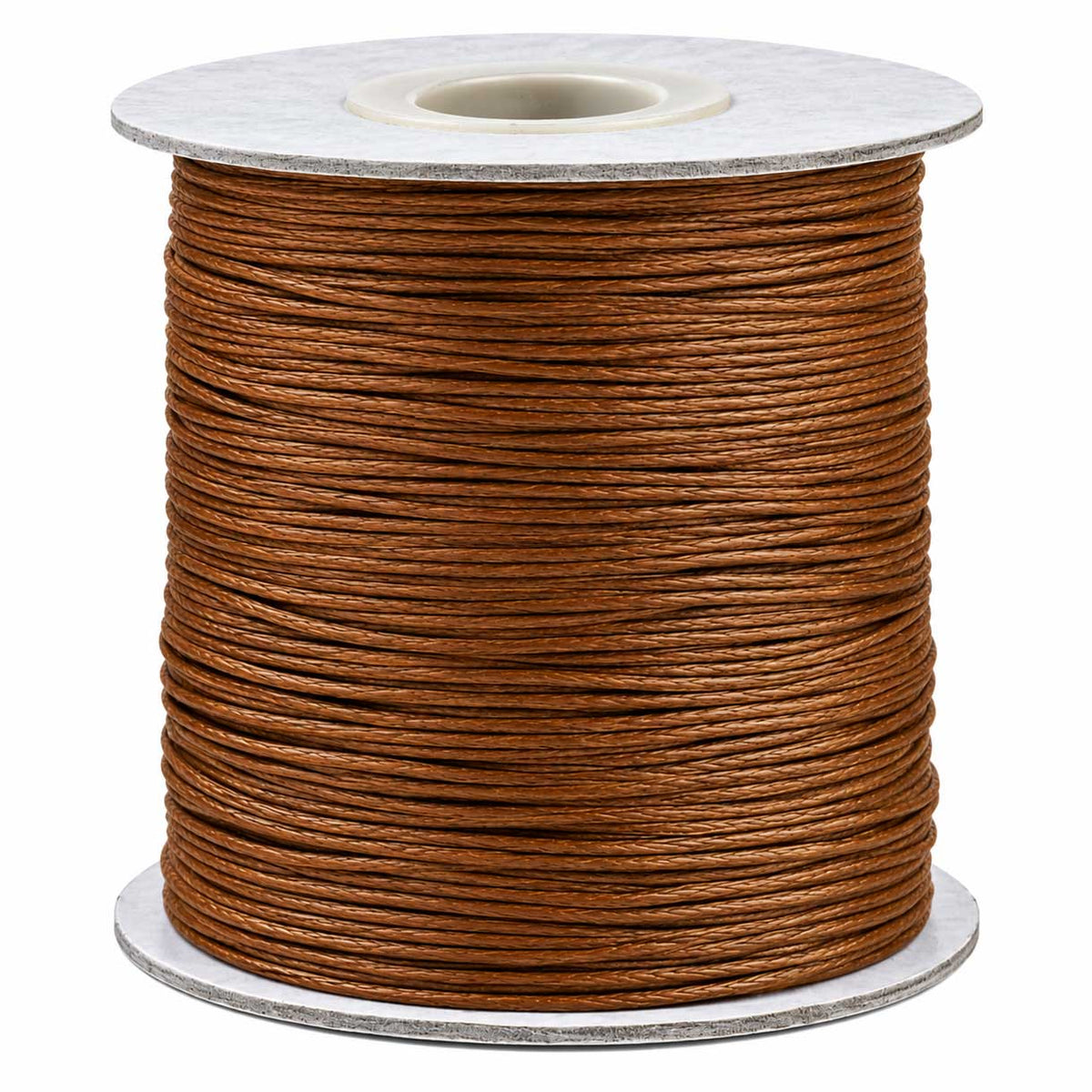 0.5 mm Sienna Brown Round Waxed Polyester Cord/Thread 169.5 yd (155 m) 280-