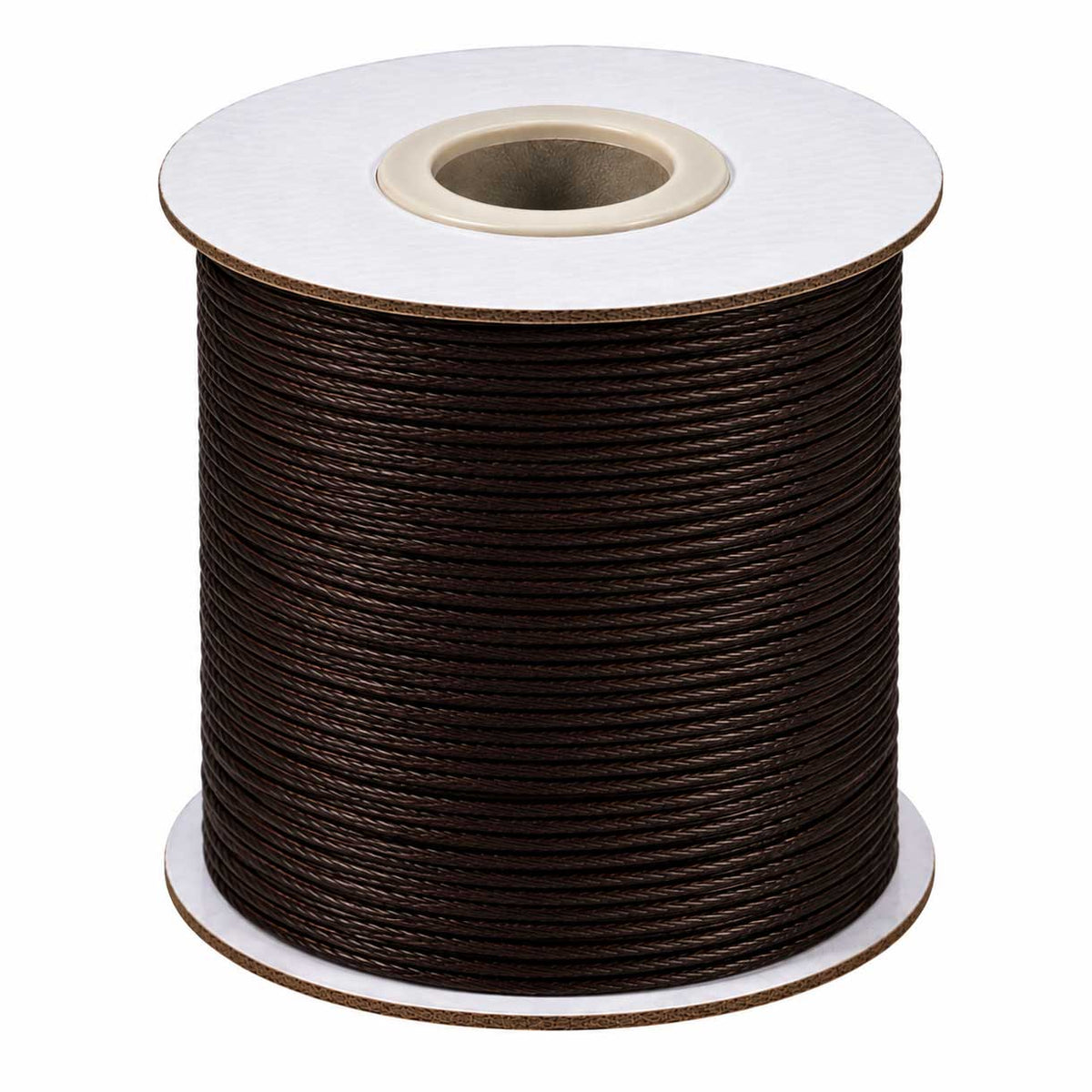 0.5mm Coconut Brown Round Waxed Polyester Cord/Thread 169.5 yd (155 m) 280-