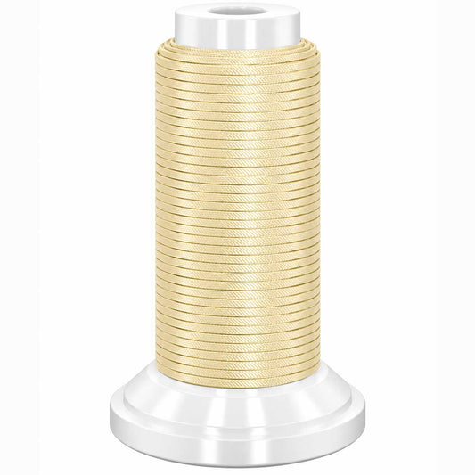 0.8 mm Bisque Flat Waxed Polyester Cord/Thread 54.5 yd (50 m) 280-