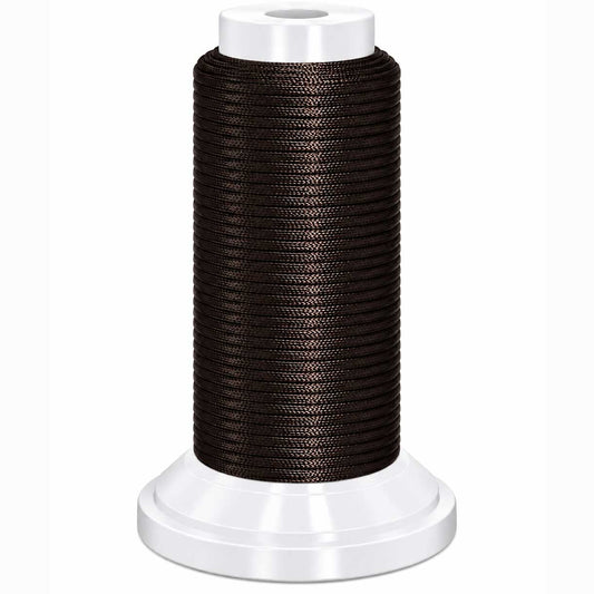 0.8 mm Coffee Flat Waxed Polyester Cord/Thread 54.5 yd (50 m) 280-