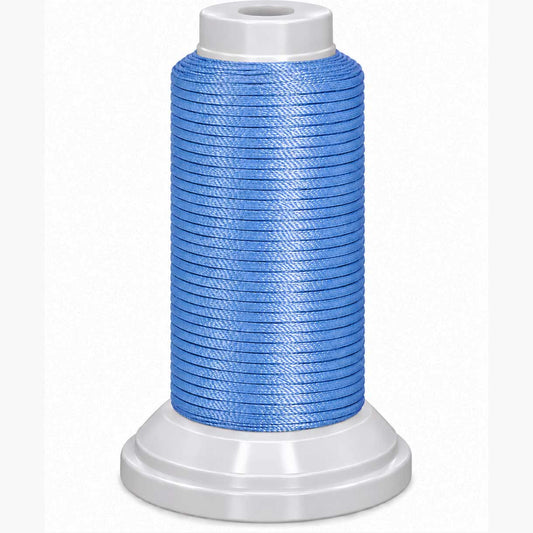 0.8 mm Cornflower Blue Flat Waxed Polyester Cord/Thread 54.5 yd (50 m) 280-