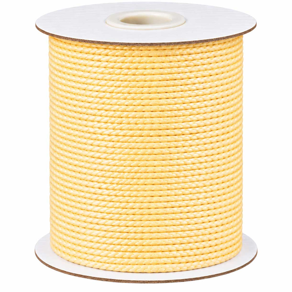 0.8 mm Cornsilk Brown Round Waxed Polyester Cord/Thread 174 yd (160 m) 280-