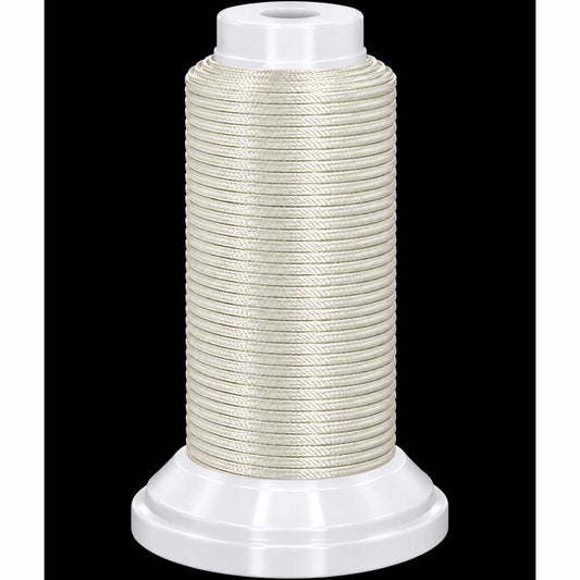 0.8 mm Ivory/White Flat Waxed Polyester Cord/Thread 54.5 yd (50 m) 280-
